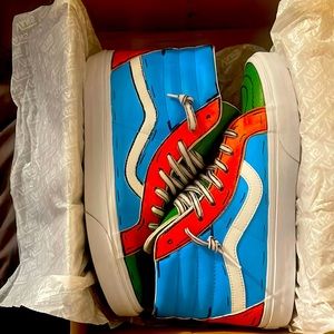 Vans Sk8-Hi Reissue (Cartoon Custom)